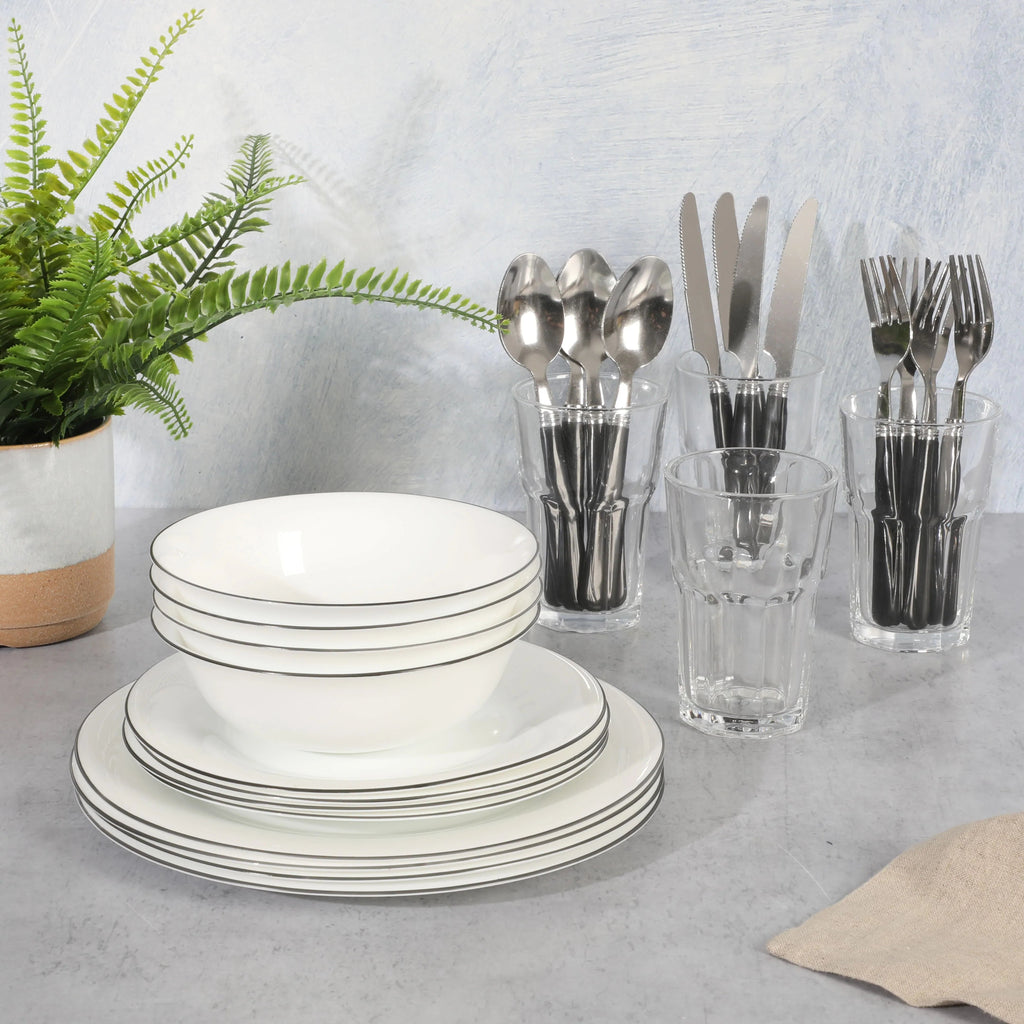 Gibson Home 71-Piece Stainless Steel Silver Cookware Combo Set