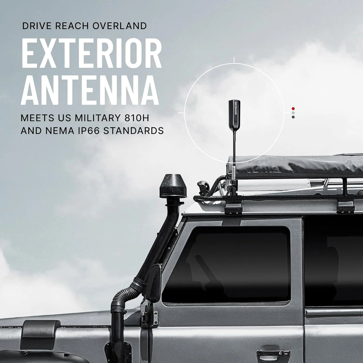 weBoost Cell Phone Signal Booster for Off-Road Vehicles - Drive Reach Overland