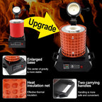 TOAUTO Gold Melting Furnace 1+3KG 1400W 2100F - TGF3000-V1.1