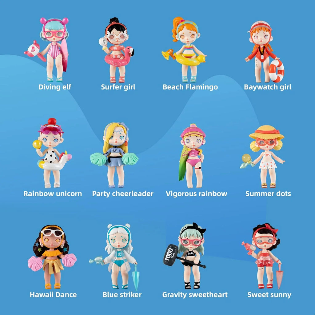 HAOHAINA Fashion Trendsetter Series Blind Box Action Figures, 12-Pack