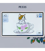 Brother Embroidery Machine With Large Color Touch LCD Screen - PE535