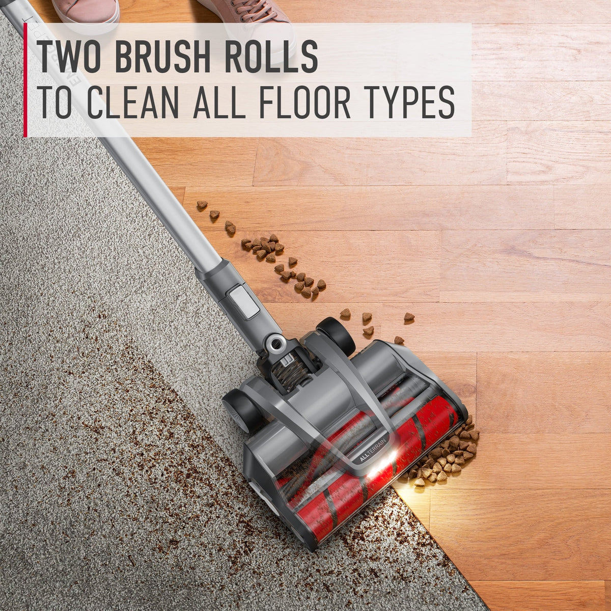 Hoover ONEPWR Emerge Pet Cordless Stick Vacuum, 4Ah Battery, Up To 45 Min. Run Time - BH53612V