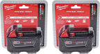 Milwaukee 18V 5Ah XC Extended Capacity Resistant Battery - 2 Pack