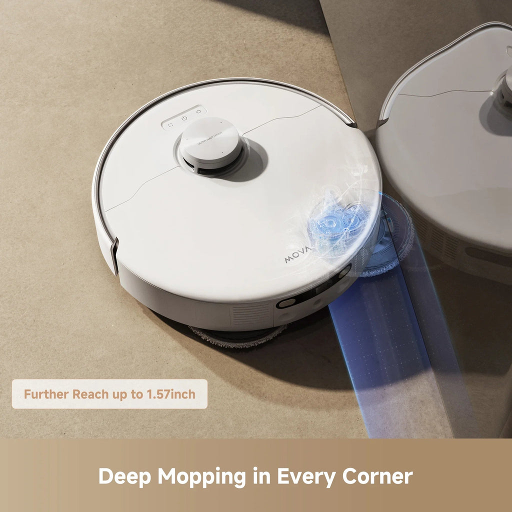 MOVA Robot Vacuum Cleaner With Removable Liftable Mop And 19,000Pa Suction - P50 Pro Ultra