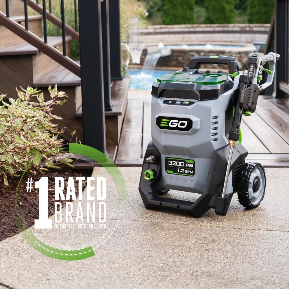 EGO Power+ Electric Pressure Washer 3200 PSI, Battery And Charger Not Included - HPW3200