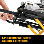 DEWALT Rolling Miter Saw Stand With Wheels, Yellow, 300 lb - DWX726