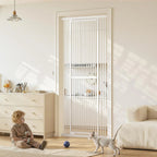 Extra Tall Cat Gate, 27.56-37 in Wide, 51-87 in Adjustable Height