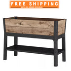 Keter Signature Collection Resin Elevated Garden Bed, 29 Gal.