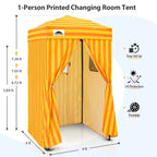 EAGLE PEAK Ultra Compact 4 ft x 4 ft Pop-Up Changing Room Canopy - Flex