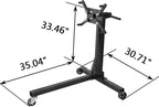 Rotating Engine Stand, 1,000 Lbs Capacity With Removable Oil Pan And Magnetic Tray - AT25002R