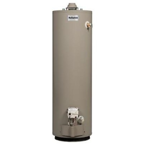 Reliance Tall Liquid Propane Gas Water Heater, 40 Gal., 6yr, 35,500 BTU