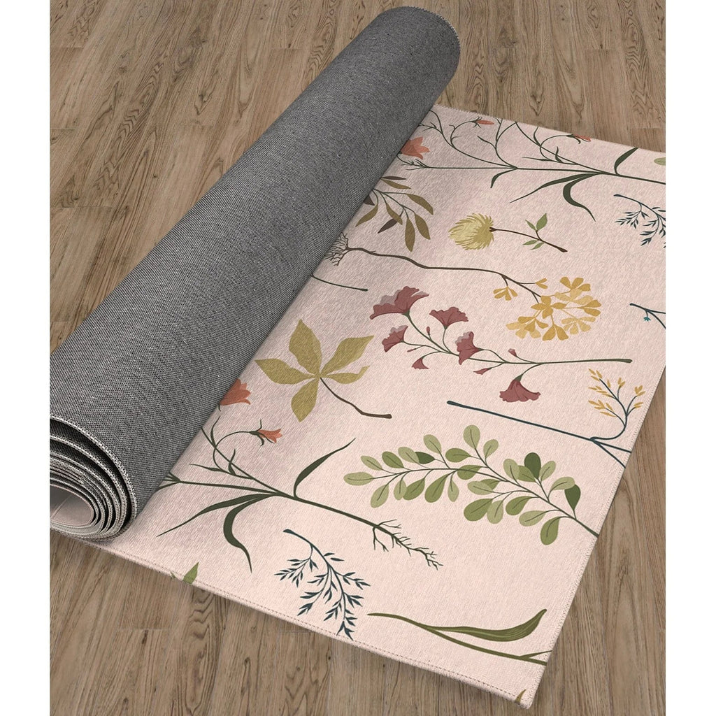 Fall Botanical Floral Anti Fatigue Non Slip Kitchen Mat