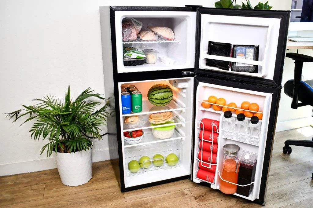 Frigidaire 4.5 Cu. Ft. 2-Door Compact Refrigerator With Chrome Trim - EFR451, Platinum