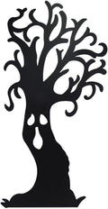 Haunted Hill Farm Black Iron Haunted Tree Silhouette, 0.8 x 34.5 x 66.5 inches - HHMTTREE066-0BLK