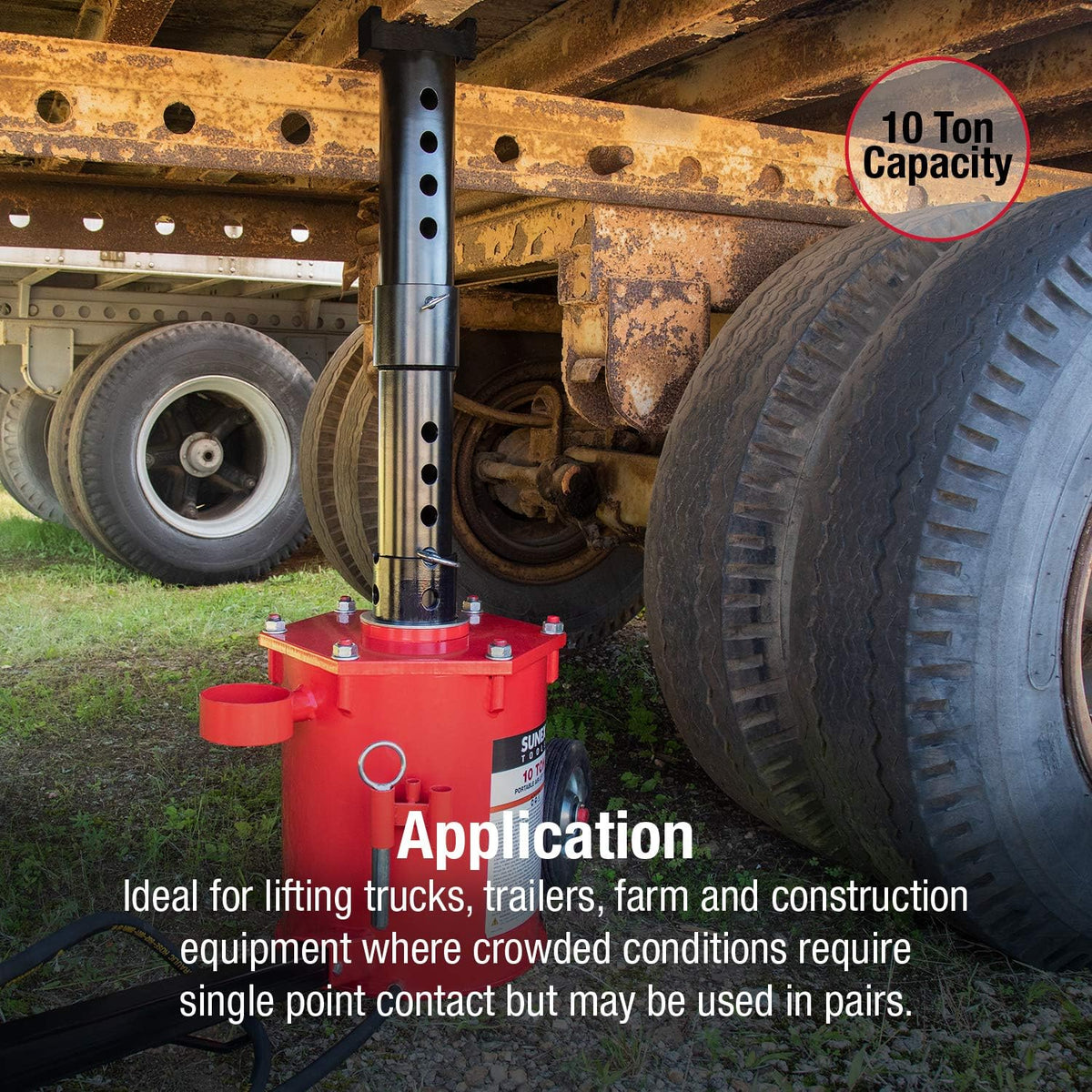 10-Ton Portable Air Lift Jack - 6710
