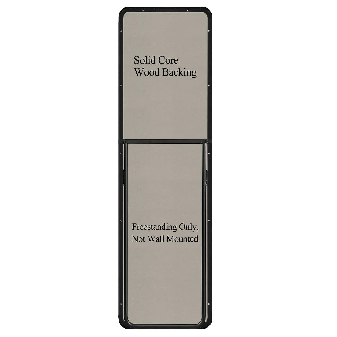 Metal Wall Mounted Decorative Mirror - Vertical Or Horizontal Hanging