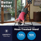 TEETER Inversion Table With Heat And Vibration Cushion, Black - EP-560 Ltd.