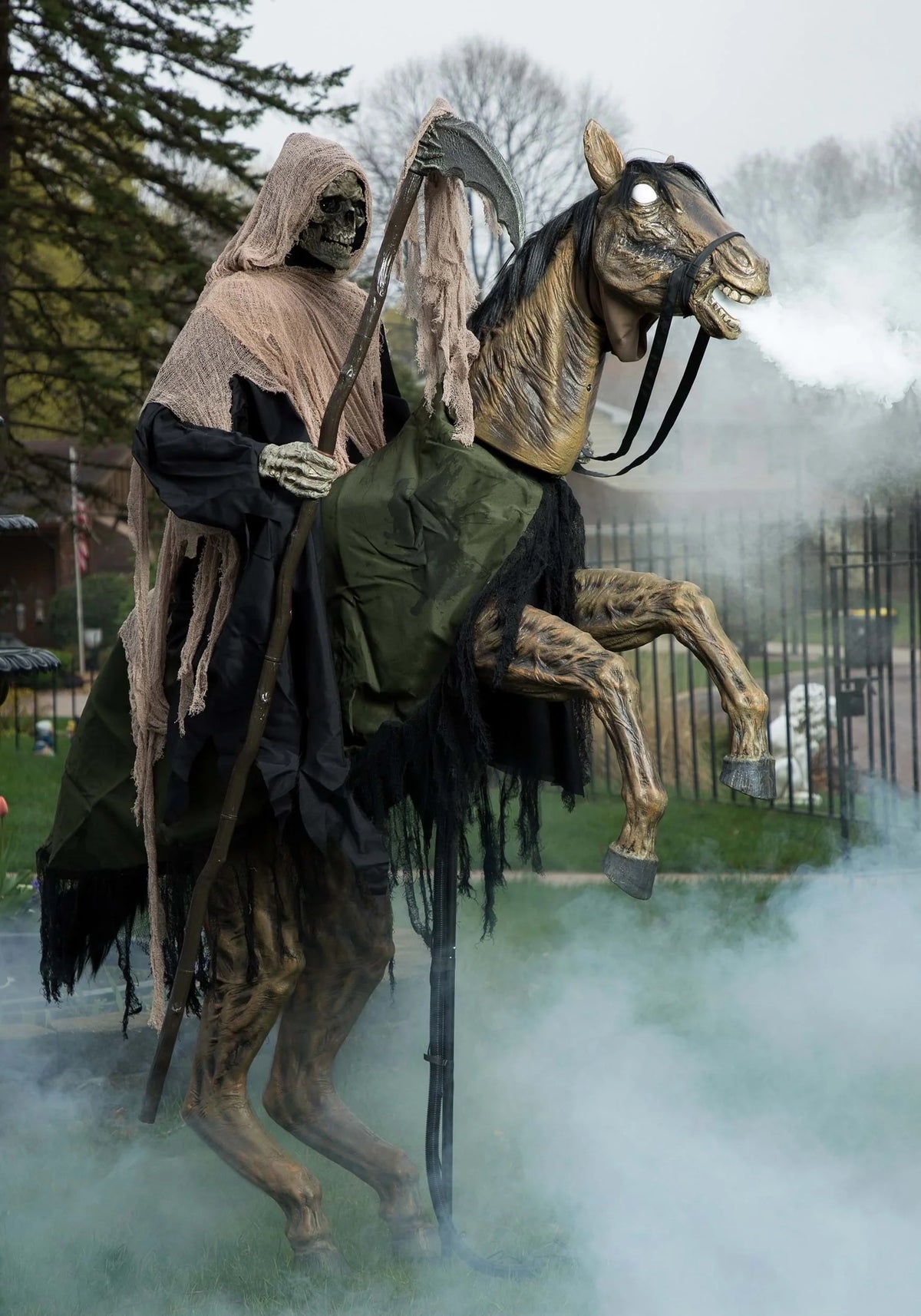 Reaper's Ride Animatronic Moving Prop - 7'L 6'W 7'H