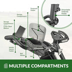 3-Wheel Foldable Golf Push Cart With Foot Brake