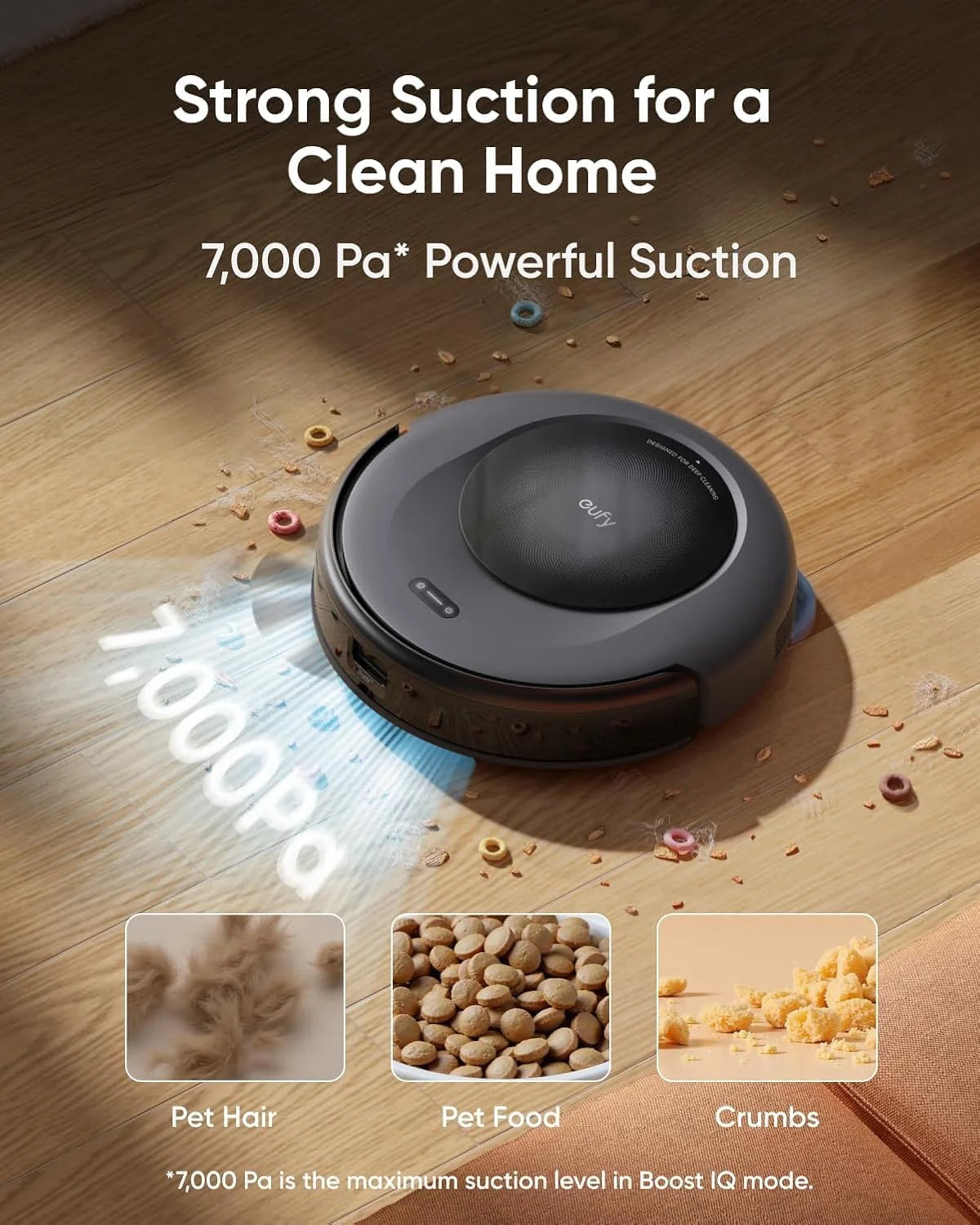 eufy Robot Vacuum Omni C20 Robot Vacuum And Mop Combo With Official RoboVac Hard Floor Cleaning Solution - C20