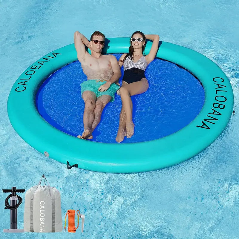 Inflatable Floating Ring Hammock And River Tube - 6-Circle, 8-Circle, 10-Circle Or 3-6-Circle