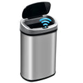 Bigacc 13 Gallon 50 Liter Automatic Stainless Steel Kitchen Trash Can - Automatic-Silver