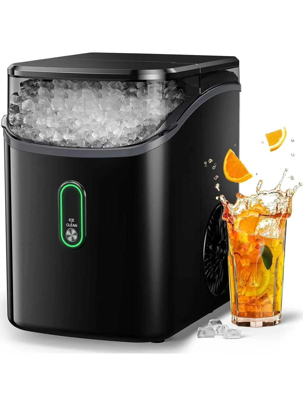 Silonn Countertop Nugget Ice Maker, 33 lbs/24H - SLIM24B