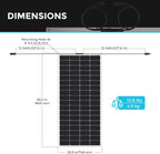 Renogy Flexible Solar Panel 200 Watt 12V