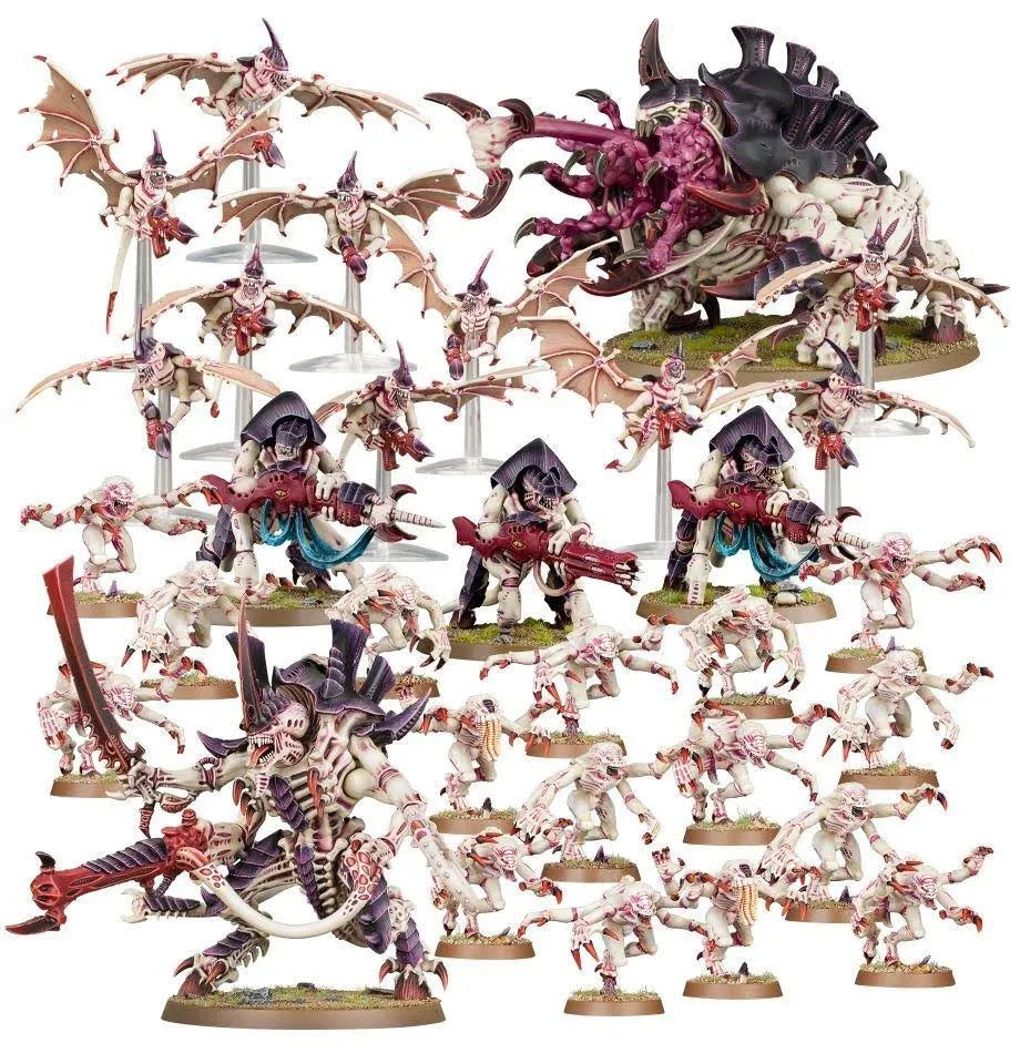 Warhammer 40K Miniature Battle Set - Tyranids Battleforce Brood Swarm