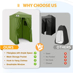 EAGLE PEAK Ultra Compact 4 ft x 4 ft Pop-Up Changing Room Canopy - Flex