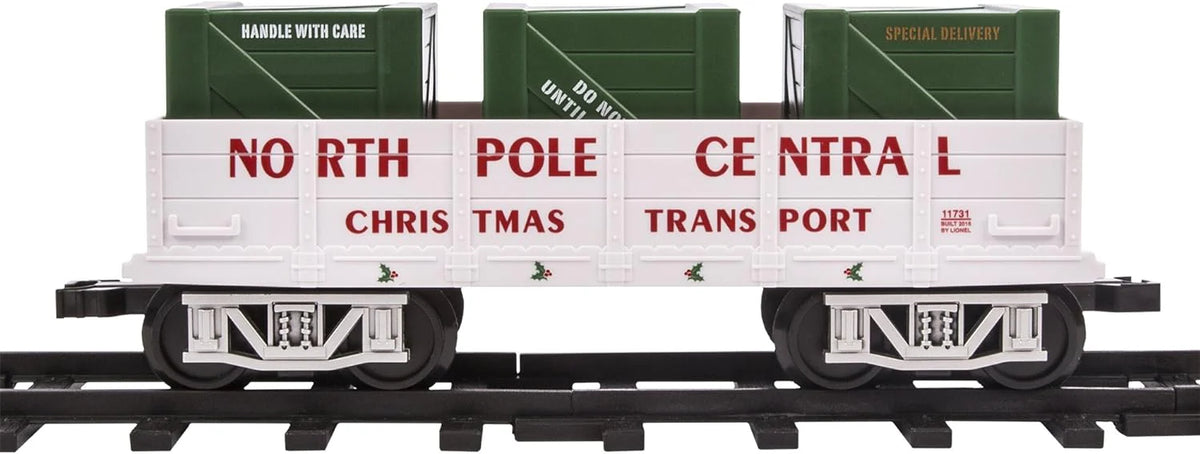 Lionel Arctic Central Battery-Powered Train Set With Remote Control And Inner Track Expansion Pack - 50 x 73 in