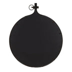 Modern Round Wall Mirror With Decorative Metal Frame