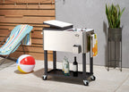 Trinity Stainless Steel Cooler With Shelf - 80 qt