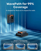 Cordless Robotic Pool Vacuum Cleaner With Smart Navigation And Wall And Waterline Cleaning