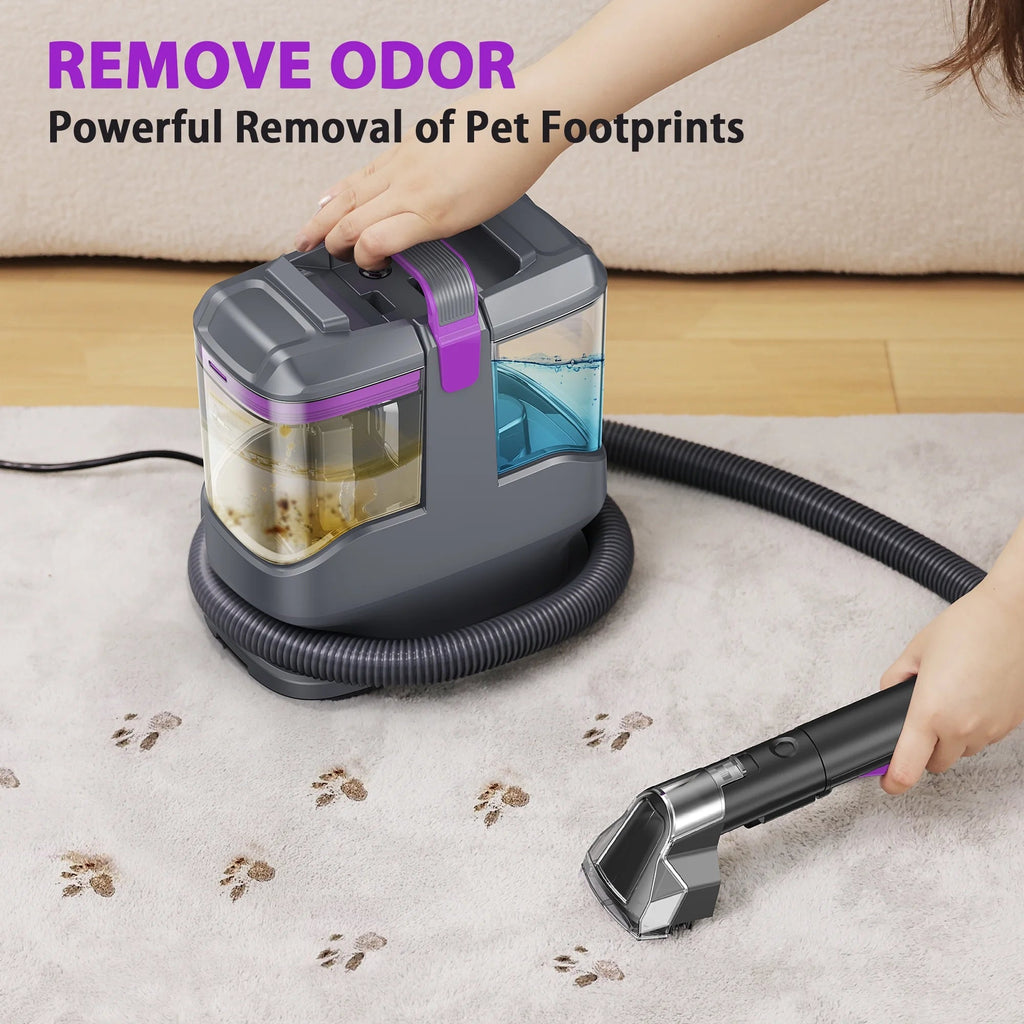 INSE Portable Carpet And Upholstery Vacuum Cleaner With 8.5oz Stain Lifter - C9