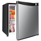 Upstreman 1.7 Cu Ft Single-Door Mini Fridge With Freezer, Black - FR17