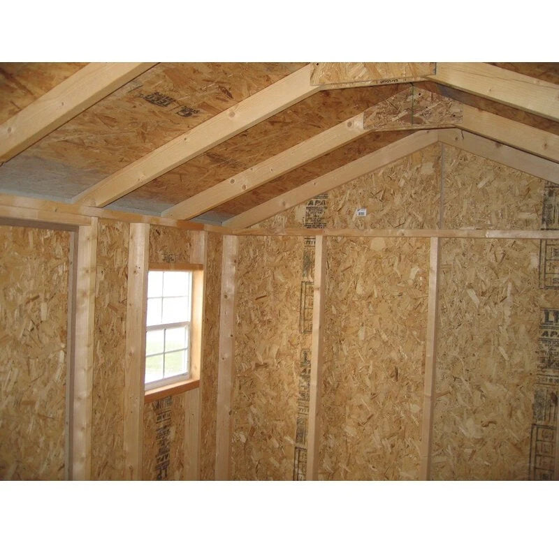 Value 8 ft. W x 8 ft. D Solid And Manufactured Wood Storage Shed - FK-8x8