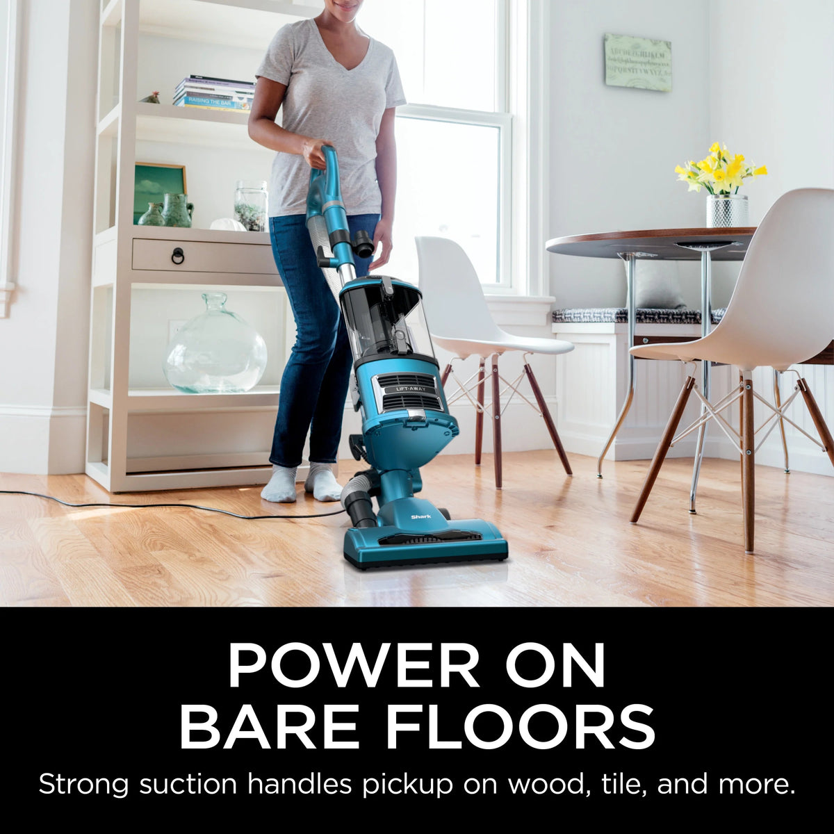 Shark Navigator Lift-Away Upright Vacuum, Bagless, Blue - NV380