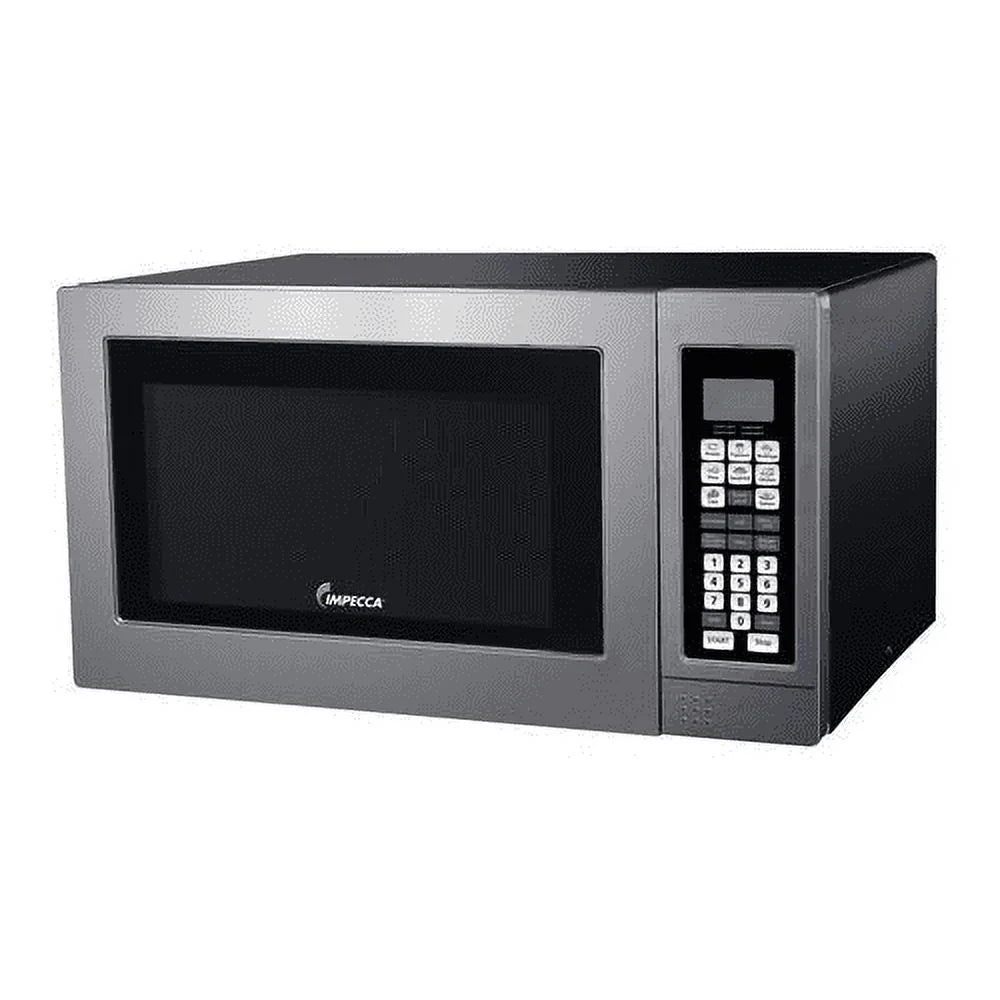 Impecca Countertop Microwave Oven 1.2 cu. ft., 1000 Watts, Stainless Steel - CM-1295ST