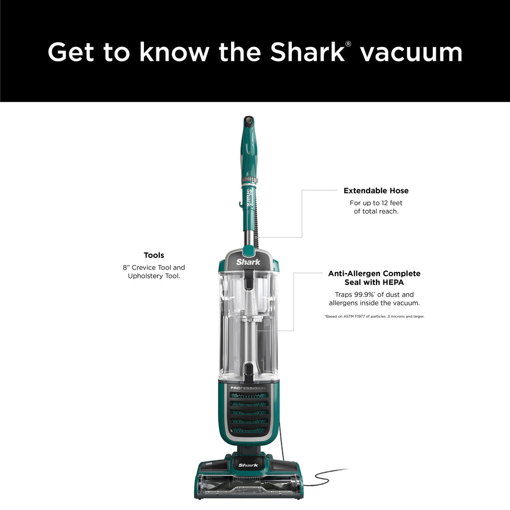 Shark Navigator Swivel Pro Plus Upright Vacuum, Green - NV250