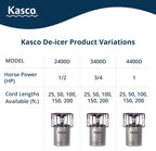Kasco Lake And Pond De-Icer 3/4 HP 120V With 50 Ft Electric Power Cord