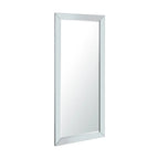 Full Length Beaded Frame Mirror, 66" H x 32" W - Freestanding Or Wall Mounted