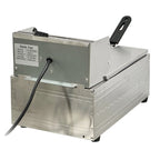 1600W Electric Deep Fryer, Stainless Steel, 6L, 110V - Commercial Single-Chamber