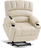 Heated Lift Recliner for Seniors with USB and Cup Holders