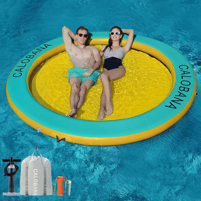 Inflatable Floating Ring Hammock And River Tube - 6-Circle, 8-Circle, 10-Circle Or 3-6-Circle