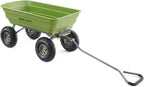 Gorilla Carts Utility Dump Wagon 6 Cubic Feet 1200 lb Capacity Black - GOR6PS