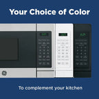 GE Countertop Microwave Oven, 0.7 Cu Ft, White - JEM3072DHWW