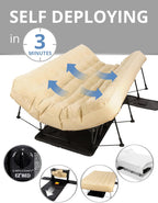 Queen Air Mattress With Frame And Built-In Pump