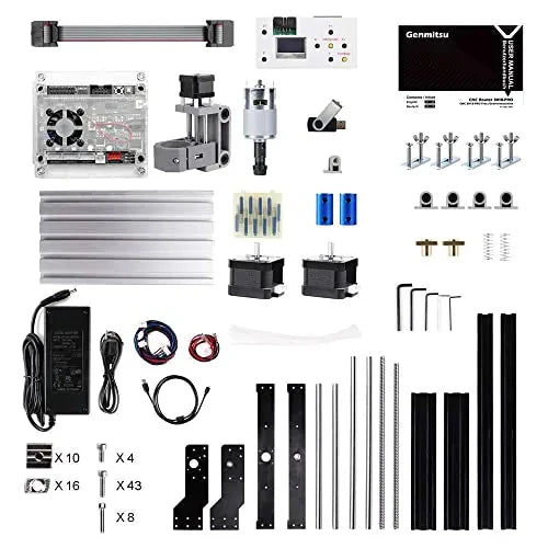 Genmitsu CNC 3018-PRO Router Kit With GRBL Control, 3 Axis Wood Carving, Milling And Engraving Machine - 3018-PRO
