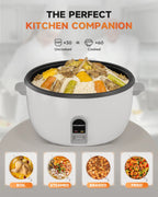 MOOSUM Commercial Rice Cooker, 30-Cup Uncooked / 60-Cup Cooked, 1600W